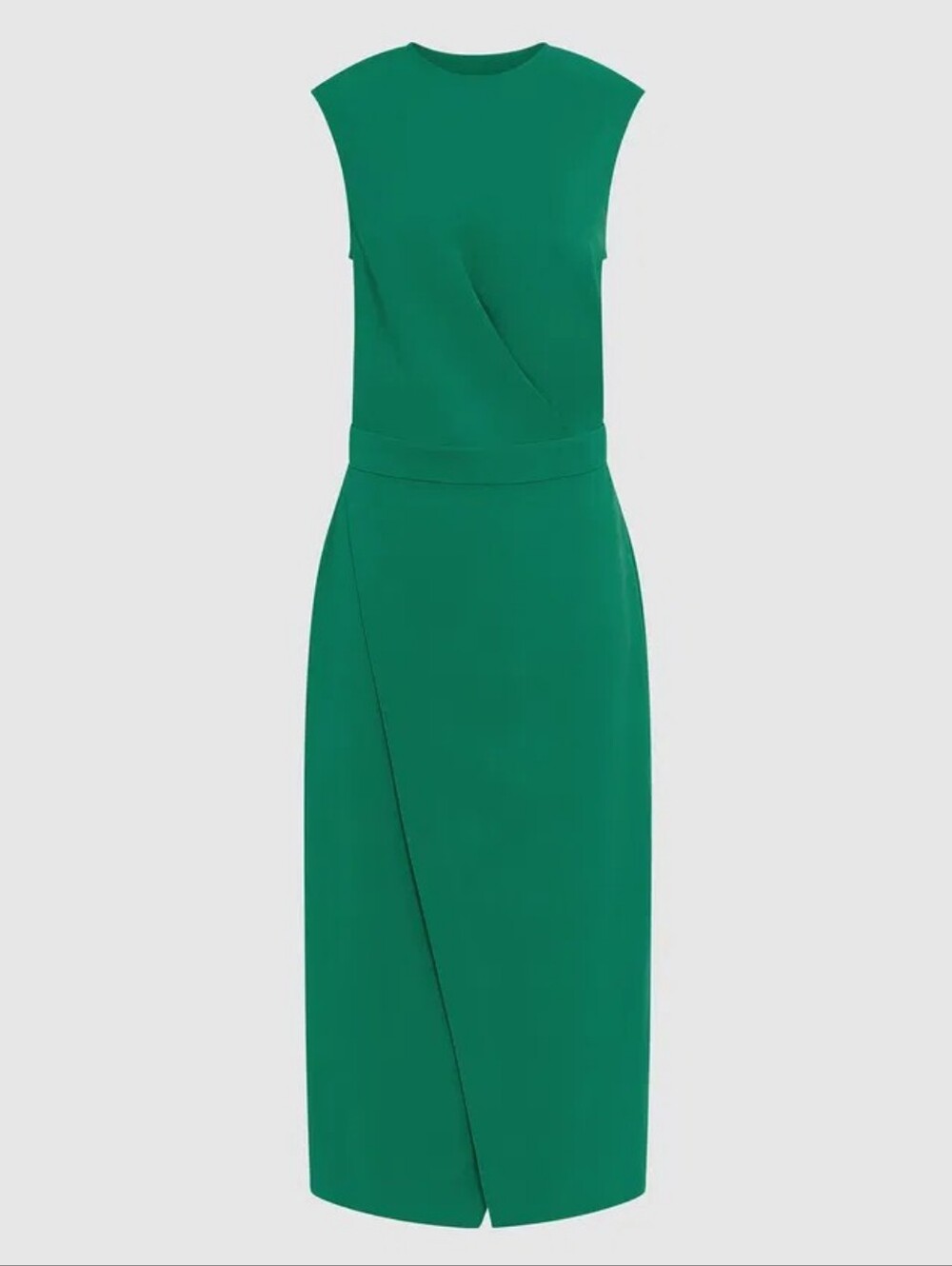 NWT REISS | $330 Layla Wrap Over Midi Dress - Picture 10 of 10